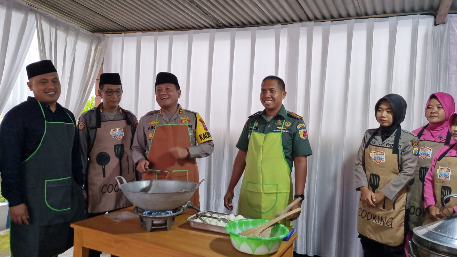 Pelihara Harmonisasi, Polres Ngawi Buka Puasa Bersama Perguruan Pencak Silat di Karangjati