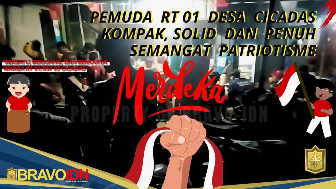 ‎NOBAR Ke-80 ! Pemuda Cicadas Dengan semangat “Bersatu, Berjuang, dan Berkarya” Lanjutkan Estafet Perjuangan Bangsa