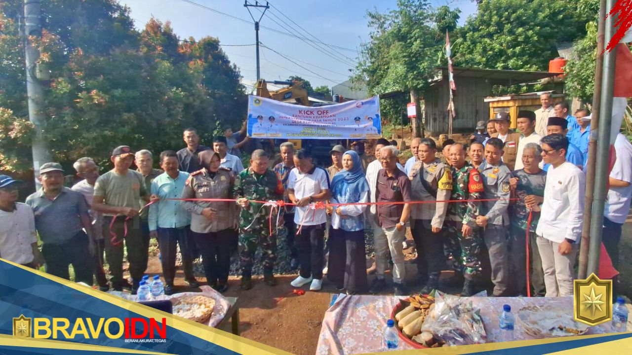 Pemdes Kalapanunggal Gelar Kick Off Pembangunan Infrastruktur Tahun 2025